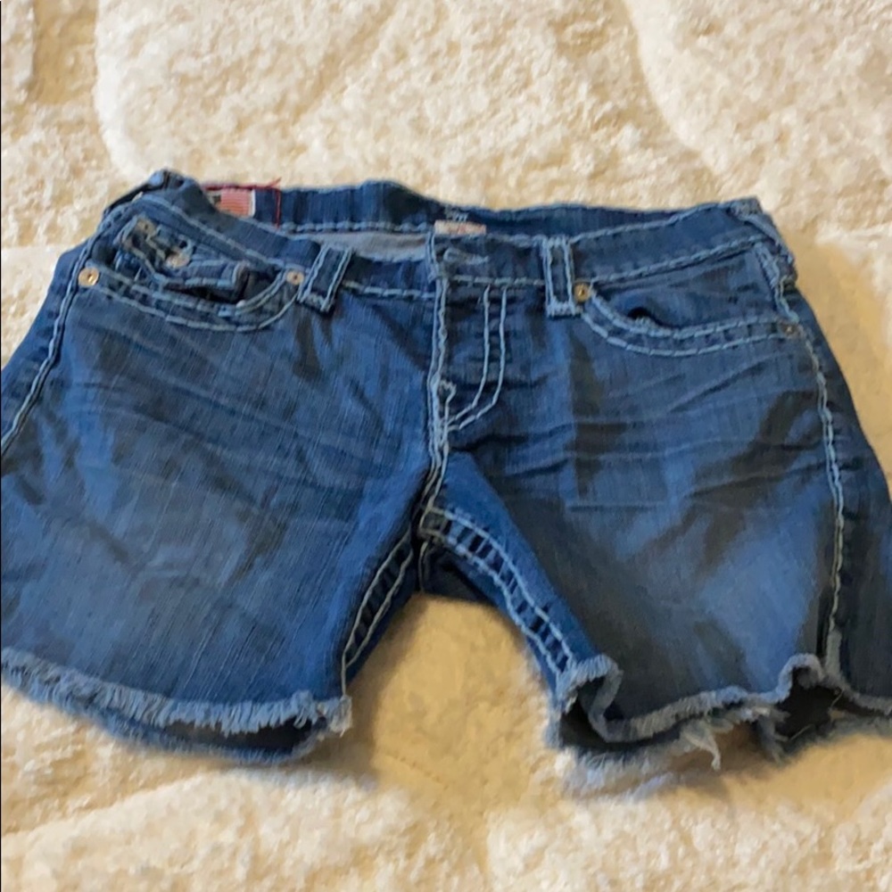 True Religion jean shorts